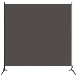 vidaXL 1-Panel Room Divider Anthracite 175x180 cm Partition Screen Separator