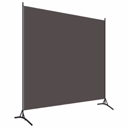 vidaXL 1-Panel Room Divider Anthracite 175x180 cm Partition Screen Separator