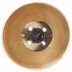 vidaXL Industrial Wall Lamp Brass E27 Hallway Bedside Reading Light Fixture - Additional view 7