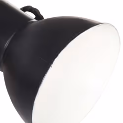 vidaXL Industrial Wall Lamp Black E27 Bedside Reading Light Living Room - Additional view 8