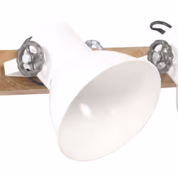 vidaXL Industrial Wall Lamp White E27 Bedside Reading Light Fixture Hallway - Additional view 4