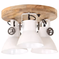 vidaXL Industrial Ceiling Lamp 25 W White E27 Home Decor Hanging Light Fixture - Additional view 2