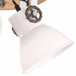 vidaXL Industrial Ceiling Lamp 25 W White E27 Home Decor Hanging Light Fixture - Additional view 3