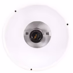 vidaXL Mango Wood Industrial Ceiling Lamp White E27 Home Decor Pendant Light - Additional view 6