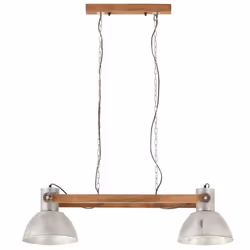 vidaXL Industrial Hanging Lamp 25 W Silver E27 Hanging Light Hallway Bedroom - Additional view 3
