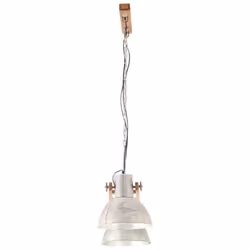 vidaXL Industrial Hanging Lamp 25 W Silver E27 Hanging Light Hallway Bedroom - Additional view 4