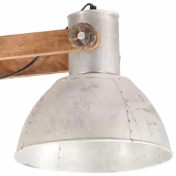 vidaXL Industrial Hanging Lamp 25 W Silver E27 Hanging Light Hallway Bedroom - Additional view 5