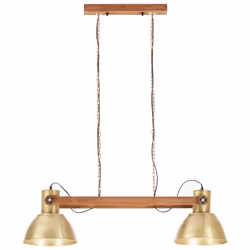 vidaXL Industrial Hanging Lamp 25 W Brass E27 Hanging Light Hallway Bedroom - Additional view 4