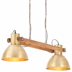 vidaXL Industrial Hanging Lamp 25 W Brass E27 Hanging Light Hallway Bedroom - Additional view 5