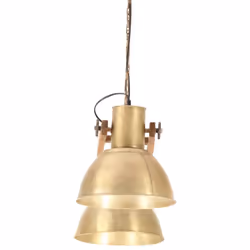 vidaXL Industrial Hanging Lamp 25 W Brass E27 Hanging Light Hallway Bedroom - Additional view 6