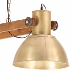vidaXL Industrial Hanging Lamp 25 W Brass E27 Hanging Light Hallway Bedroom - Additional view 7