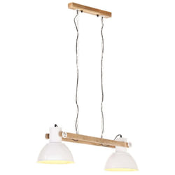 vidaXL Industrial Hanging Lamp 25 W White 109 cm E27 Hanging Light Living Room