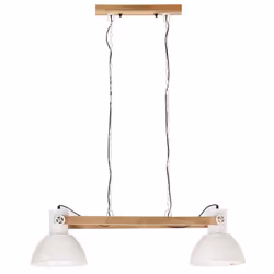 vidaXL Industrial Hanging Lamp 25 W White 109 cm E27 Hanging Light Living Room