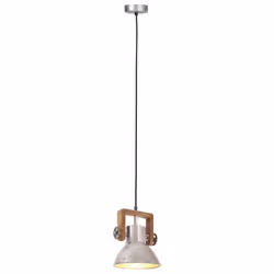 vidaXL Industrial Hanging Lamp 25 W Round E27 Light Multi Colours Multi Sizes - silver, 19 cm - Additional view 5