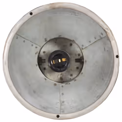vidaXL Industrial Hanging Lamp 25 W Round E27 Light Multi Colours Multi Sizes - silver, 19 cm - Additional view 7