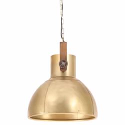 vidaXL Industrial Hanging Lamp 25 W Brass Round 40 cm E27 Ceiling Light Home - Additional view 6