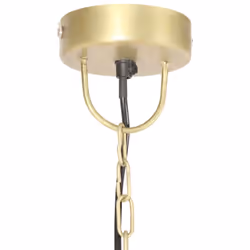 vidaXL Industrial Hanging Lamp 25 W Round E27 Light Multi Colours Multi Sizes - brass, 30 cm - Additional view 6