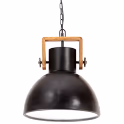 vidaXL Industrial Hanging Lamp 25 W Round E27 Light Multi Colours Multi Sizes - black, 40 cm