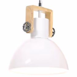 vidaXL Industrial Hanging Lamp 25 W Round E27 Light Multi Colours Multi Sizes - white, 30 cm