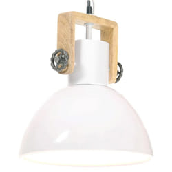 vidaXL Industrial Hanging Lamp 25 W Round E27 Light Multi Colours Multi Sizes - white, 30 cm