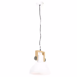 vidaXL Industrial Hanging Lamp 25 W Round E27 Light Multi Colours Multi Sizes - white, 30 cm - Additional view 4