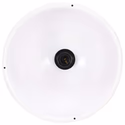 vidaXL Industrial Hanging Lamp 25 W Round E27 Light Multi Colours Multi Sizes - white, 30 cm - Additional view 7