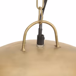 vidaXL Industrial Vintage Hanging Lamp 25 W Round E27 41cm/31cm Multi Colours - brass, 41 cm - Additional view 5
