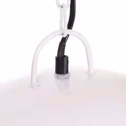 vidaXL Industrial Vintage Hanging Lamp 25 W White Round 41 cm E27 Ceiling - Additional view 5