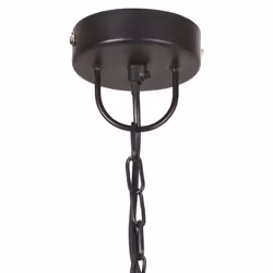 vidaXL Industrial Vintage Hanging Lamp 25 W Round E27 41cm/31cm Multi Colours - multicolour, 41 cm - Additional view 5