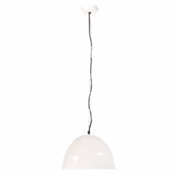vidaXL Industrial Vintage Hanging Lamp 25 W Round E27 41cm/31cm Multi Colours - white, 31 cm