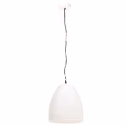 vidaXL Industrial Hanging Lamp 25 W White Round 42 cm E27 Ceiling Light Home