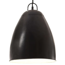 vidaXL Industrial Hanging Lamp 25 W Black Round 32 cm E27 Ceiling Light