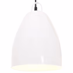 vidaXL Industrial Hanging Lamp 25 W White Round 32 cm E27 Ceiling Light Home