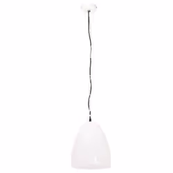 vidaXL Industrial Hanging Lamp 25 W White Round 32 cm E27 Ceiling Light Home