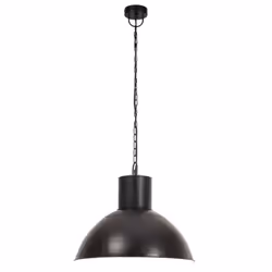 vidaXL Hanging Lamp 25 W Round E27 Lighting Fixture Multi Colours Multi Sizes - black, 48 cm