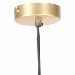 vidaXL Hanging Lamp 25 W Round E27 Lighting Fixture Multi Colours Multi Sizes - brass, 28.5 cm - Additional view 4