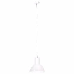 vidaXL Hanging Lamp 25 W White Round 28.5 cm E27 Ceiling Pendant Light Fixture