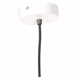 vidaXL Hanging Lamp 25 W White Round 28.5 cm E27 Ceiling Pendant Light Fixture - Additional view 4
