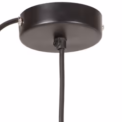vidaXL Hanging Lamp 25 W Round E27 Lighting Fixture Multi Colours Multi Sizes - black, 17 cm - Additional view 4