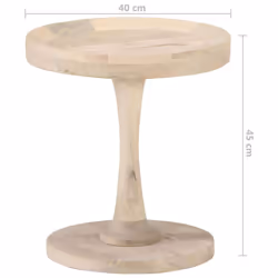 vidaXL Solid Mango Wood Side Table End Tea Coffee Couch Sofa Table Multi Sizes - 40 x 45 cm