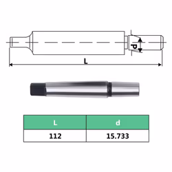vidaXL Quick Release Drill Chuck MT2-B16 with 13 mm Clamping Range Hardware - Additional view 8