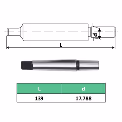 vidaXL Quick Release Drill Chuck MT2-B18 with 16 mm Clamping Range Hardware - Additional view 8