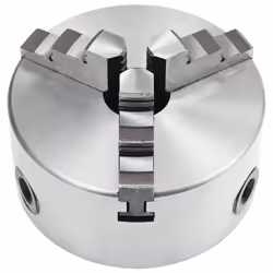 vidaXL 3 Jaw Self-Centering Lathe Chuck 125mm Steel front Mount Engineer Tool