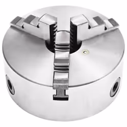 vidaXL 3 Jaw Self-Centering Lathe Chuck 160mm Steel front Mount Engineer Tool