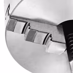 vidaXL 3 Jaw Self-Centering Lathe Chuck 160mm Steel front Mount Engineer Tool - Additional view 6