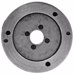 vidaXL 4 Jaw Self-Centering Lathe Chuck 80mm Steel front Mount Engineer Tool