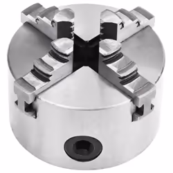 vidaXL 4 Jaw Self-Centering Lathe Chuck 100mm Steel front Mount Engineer Tool