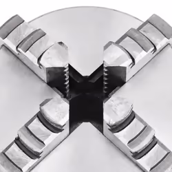 vidaXL 4 Jaw Self-Centering Lathe Chuck 100mm Steel front Mount Engineer Tool - Additional view 4