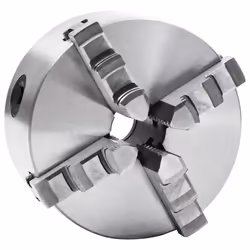 vidaXL 4 Jaw Self-Centering Lathe Chuck 125mm Steel front Mount Engineer Tool