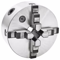 vidaXL 4 Jaw Self-Centering Lathe Chuck 160mm Steel front Mount Engineer Tool